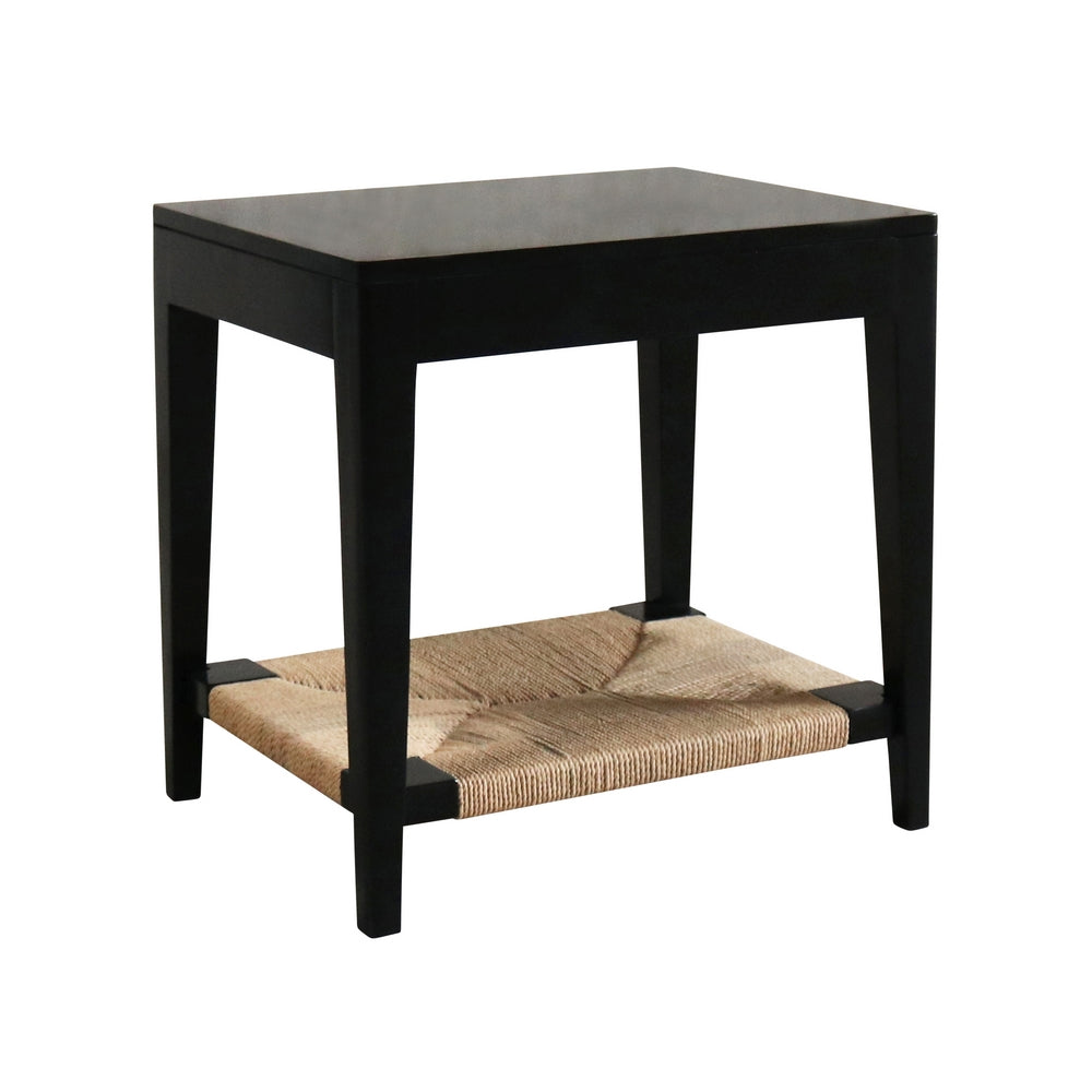 Aveno Side Table 50x40x50cm Black & Natural