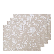 Load image into Gallery viewer, Bindi 4 Pack Placemats 33x48cm Grey Beige
