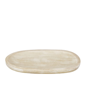Brooks Serving Tray 33x18cm Whitewash