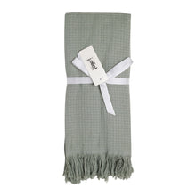 Load image into Gallery viewer, Camila Set of 2 Waffle Hand Towels 45x65cm Pistachio
