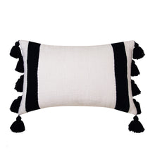 Load image into Gallery viewer, Casey Cushion 35x50cm Ivory &amp; Black
