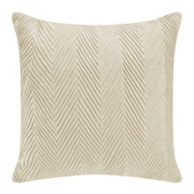 Load image into Gallery viewer, Chevvy Cushion 50x50cm Cream
