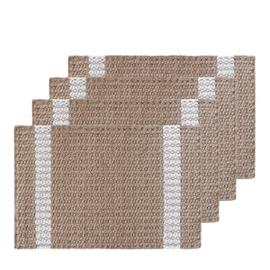 Conner Jute Placemat 4 pack 33x48cm Ivory