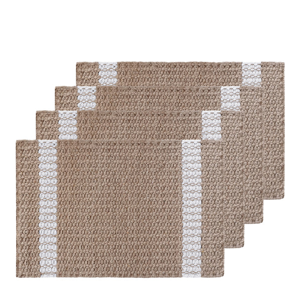 Conner Jute Placemat 4 pack 33x48cm Ivory; ETA Late July