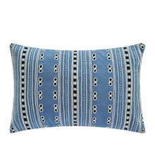 Load image into Gallery viewer, Emily Cushion 35x55cm Elemental Blue Multi
