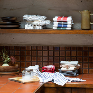 Gardenia 3 Pack Tea Towels 50x70cm Charcoal