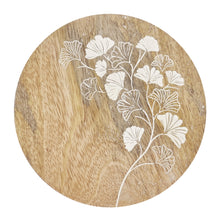 Load image into Gallery viewer, Ginkgo Round Trinket Box 15x15x7cm Natural
