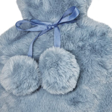 Load image into Gallery viewer, Holly Faux Fur Hotwater Bottle 37x22cm Blue
