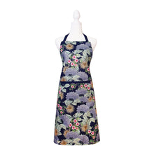 Load image into Gallery viewer, Hydrangea Apron 83x68cm Navy
