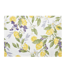 Load image into Gallery viewer, Lemon 4 Pack Placemats 33x48cm White Multi
