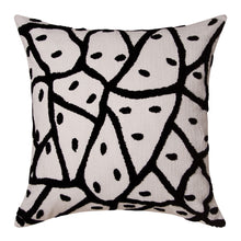 Load image into Gallery viewer, Nera Cushion 50x50cm Ivory &amp; Black

