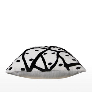 Nera Cushion 50x50cm Ivory & Black
