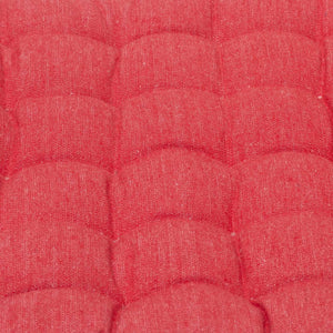 Outdoor Solid Chair Pad 40x40cm Red