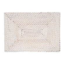 Load image into Gallery viewer, Pacifica Rattan Placemat 45x30cm Whitewash
