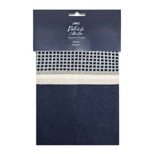 Load image into Gallery viewer, Patrick Apron 83x68cm Navy &amp; Grey
