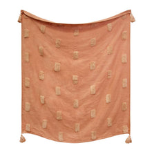 Load image into Gallery viewer, Quinn Textured Throw 130x160cm Clay Pink &amp; Soft Pink
