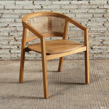 Load image into Gallery viewer, Seabrook Rattan Office Chair 60x53.5x78cm Natural
