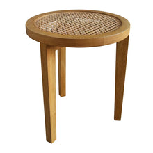 Load image into Gallery viewer, Seabrook Rattan Side Table 40x40x45cm Natural
