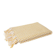 Load image into Gallery viewer, Soho Throw 130x170cm Ivory &amp; Mustard
